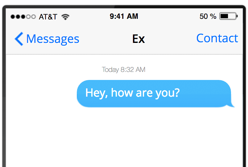 What to text your ex after no contact